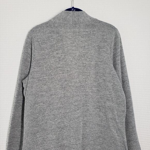 Wet Seal Long Cardigan Womens XL Gray Long Sleeve Preppy V-Neck Office Bohemian - Picture 6 of 16